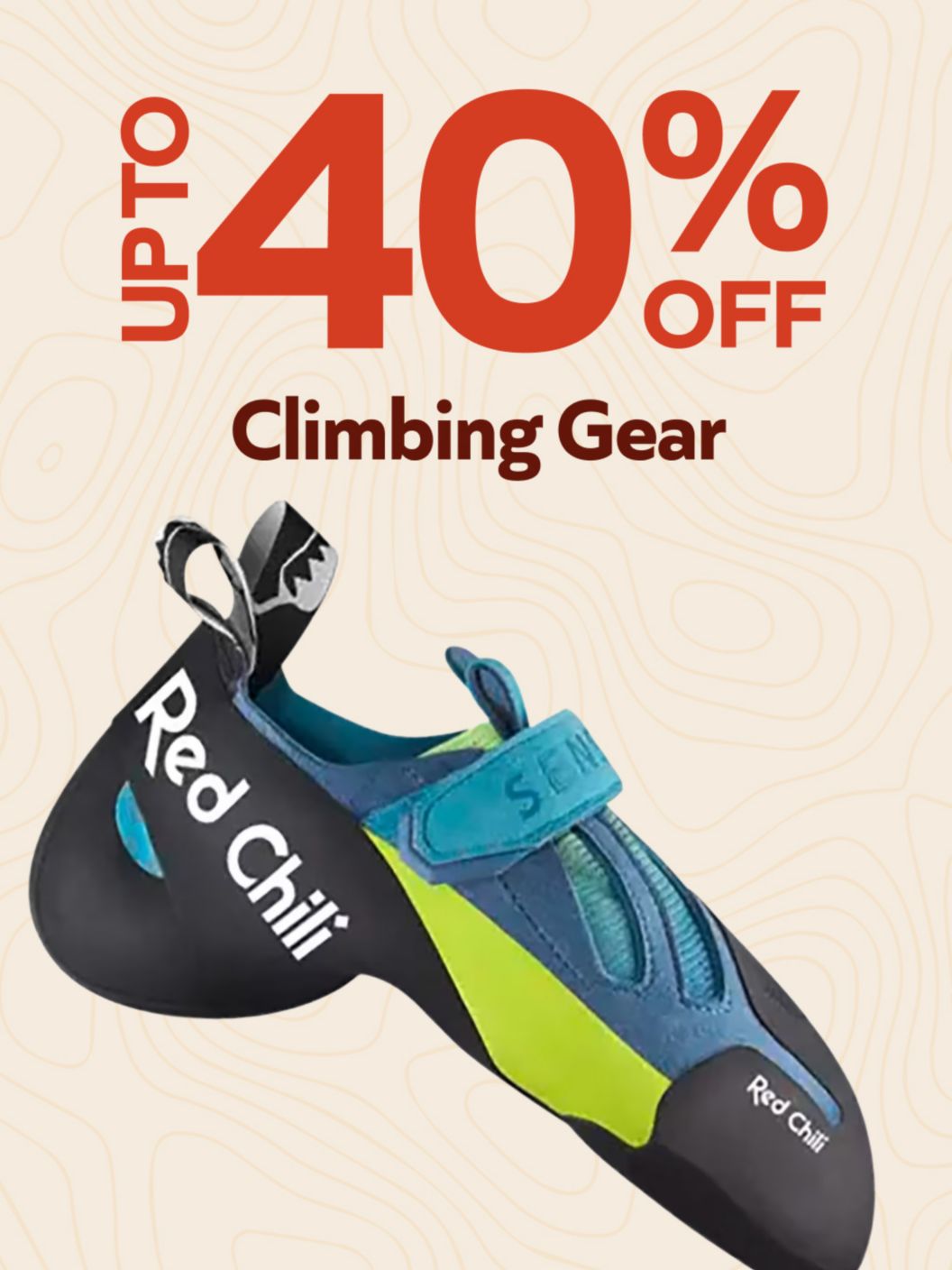Climbing gear up to 40% off